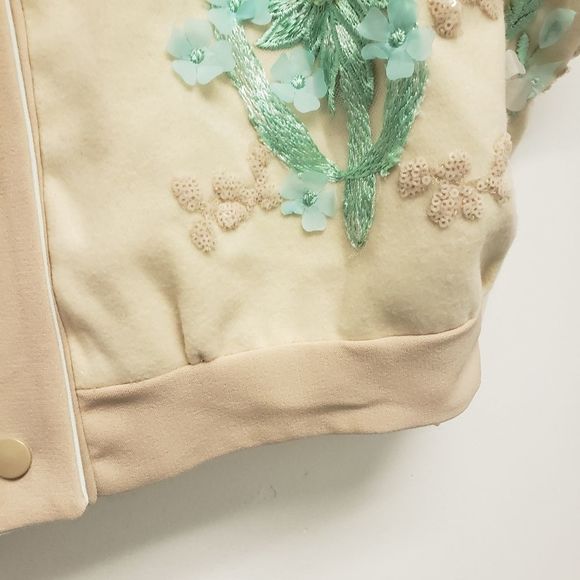 Hanna Herrera Leg of Mutton Glitzy Bomber Jacket - Picture 4 of 15